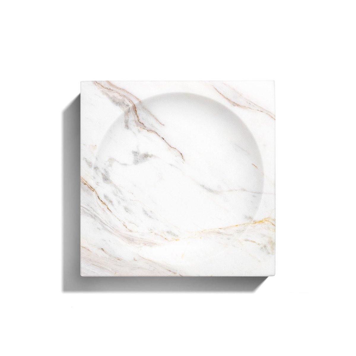 The Oculus Dish - Fine Sculpted Volakas Marble